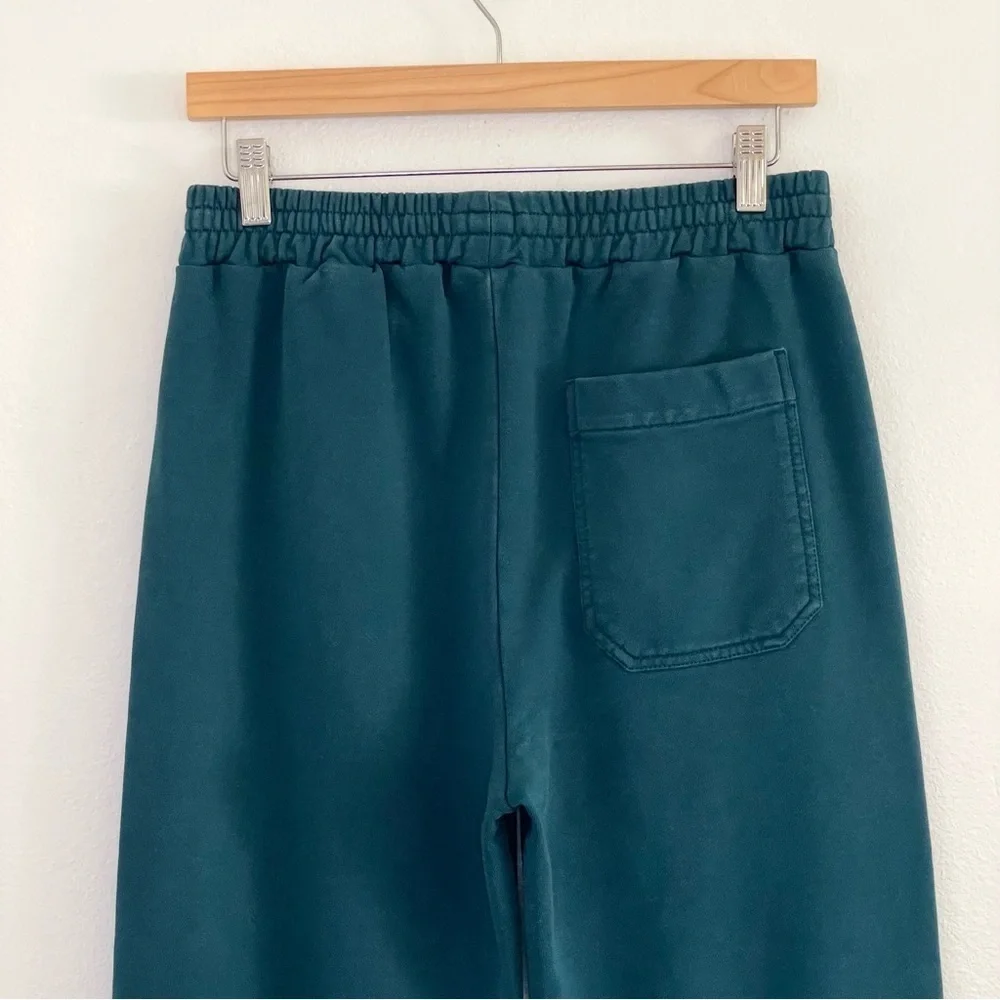 Helmut Lang Slim Logo Jogger Pant Drawstring Sweatpants Neptune Teal Small